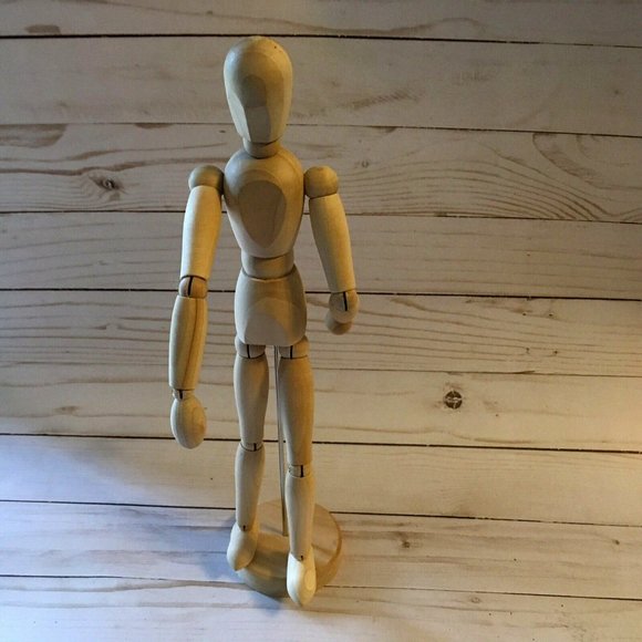 Ikea Gestalta Wooden Mannequin Artist's Figure - Picture 1 of 6
